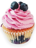 blueberry cupcake