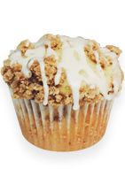 Streusel cupcake